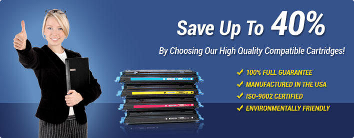 Allied’s existing compatible-cartridge promotion: save up to 40 percent