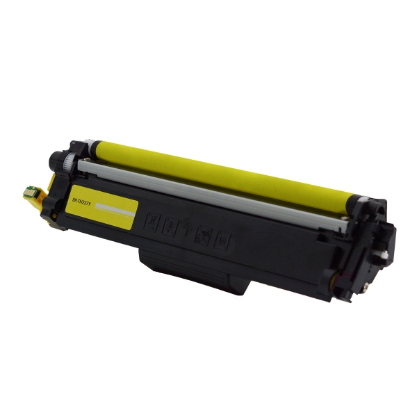 Picture of Compatible TN-227Y High Yield Yellow Toner Cartridge (2300 Yield)