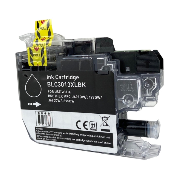 Picture of Compatible LC3013Bk High Yield Black Ink Cartridge (400 Yield) with No Box