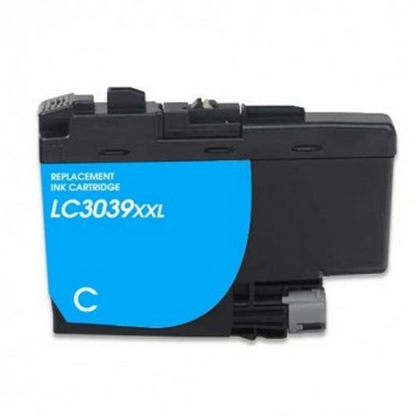 Picture of Compatible LC3039C Ultra High Yield Cyan Inkjet Cartridge (5000 Yield) with No Box