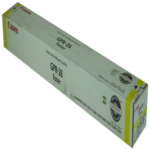 Picture of Canon 2450B003AA (GPR-26Y) Yellow Toner Cartridge (9500 Yield)