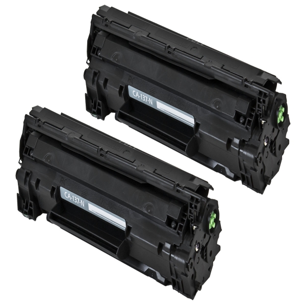 Picture of Value Bundle 9435B001AA (Canon 137) Black Toner Cartridges (2 pack) (2 x 2400 Yield)