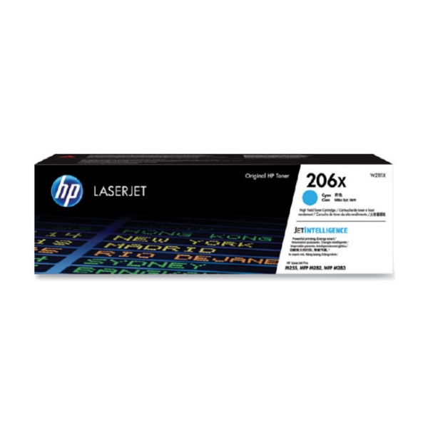 Picture of HP W2111X (HP 206X) High Yield Cyan Toner Cartridge (2450 Yield)