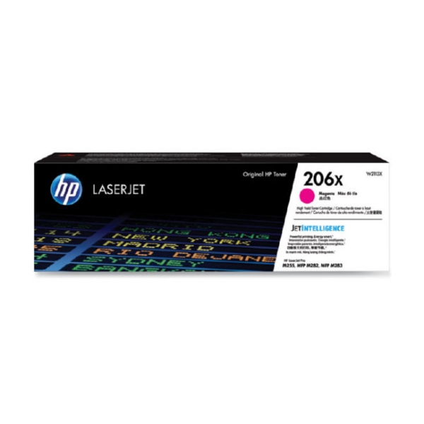 Picture of HP W2113X (HP 206X) High Yield Yellow Toner Cartridge (2450 Yield)