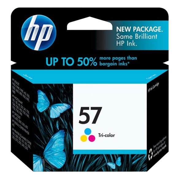 Picture of HP C6657AN (HP 57) Tri-Color Ink Cartridge (500 Yield)
