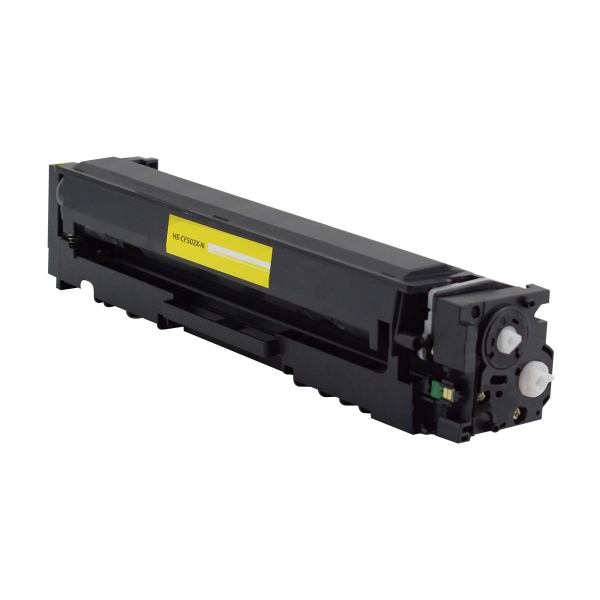 Picture of Compatible CF502X (HP 202X) High Yield Yellow Toner Cartridge (2500 Yield)