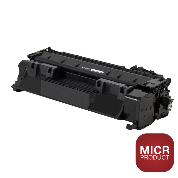 Picture of MICR CF280A (HP 80A) Black Toner Cartridge (2 pack) (2700 Yield)