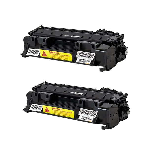 Picture of Value Bundle CF280AD, CF280A (HP 80A) Black Toner Cartridges (2 pack) (2 x 2700 Yield)
