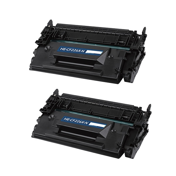 Picture of Value Bundle CF226XD, CF226X (HP 26X) High Yield Black Toner Cartridges (2 pack) (2 x 9000 Yield)