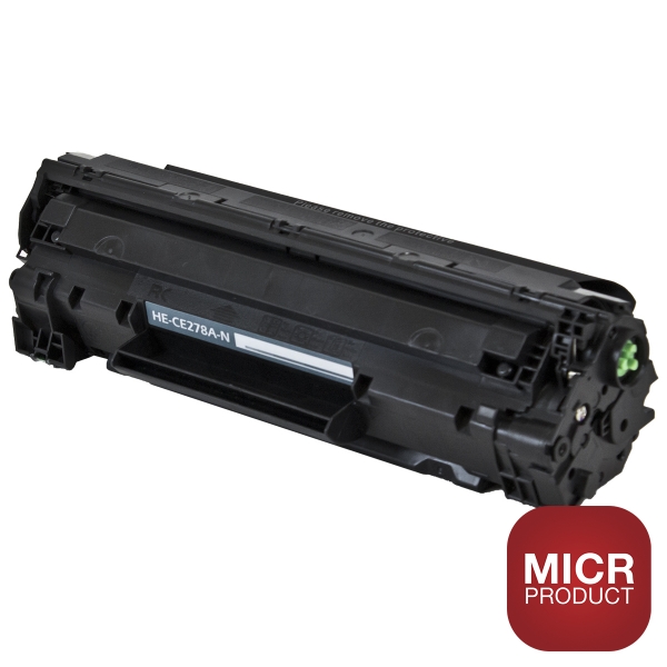 Picture of MICR CE278A (HP 78A) Black Toner Cartridge (2 pack) (2100 Yield)