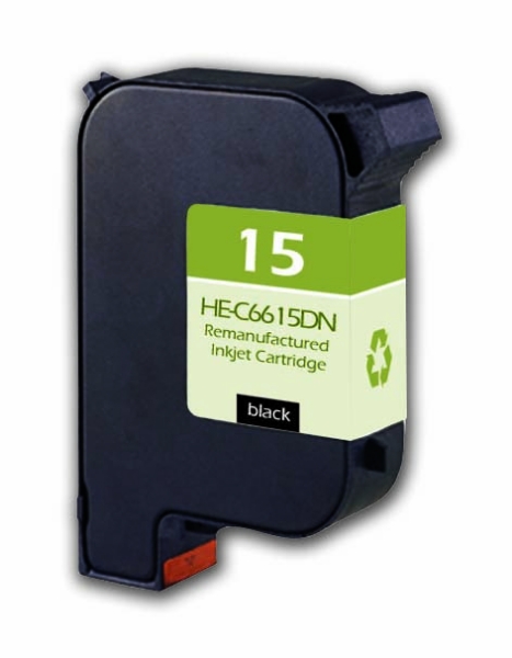 Picture of Remanufactured C6615DN (HP 15) Black Ink Cartridge (600 ml)
