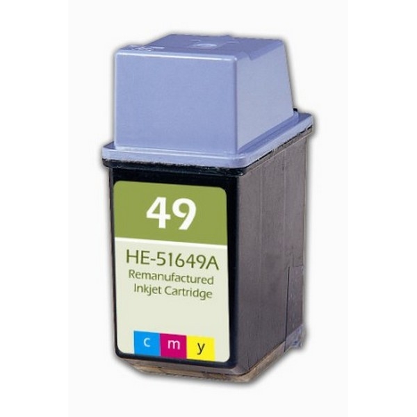 Picture of Remanufactured 51649A (HP 49) Tri-Color Inkjet Cartridge (315 Yield)
