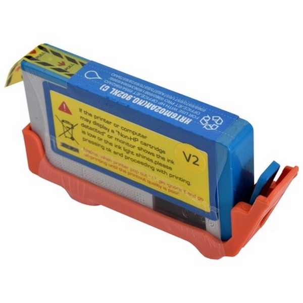 Picture of Remanufactured T0A39AN (HP 902XL) High Yield Cyan Ink Cartridge (825 Yield) with New Chip (firmware update enhanced)