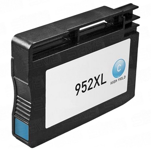 Picture of Remanufactured L0S61AN (HP 952XL) High Yield Cyan Ink Cartridge (1600 Yield) (No Box)