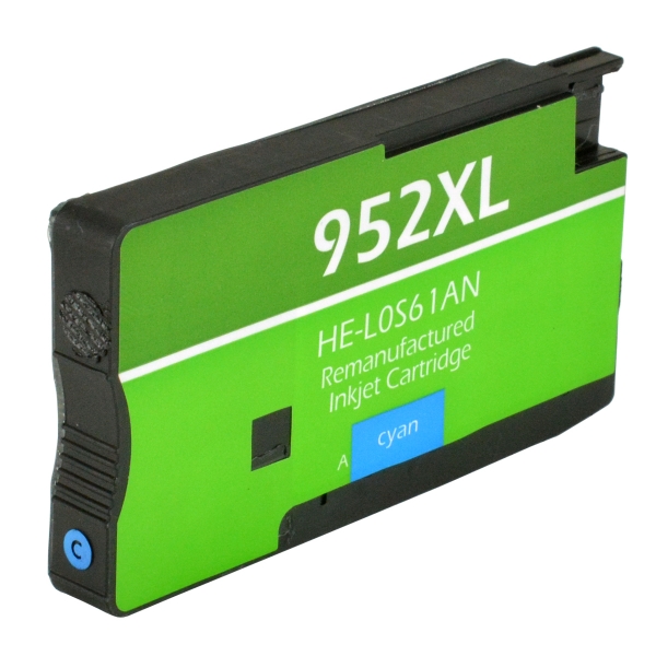 Picture of Remanufactured F6U19AN (HP 952XL) High Yield Black Ink Cartridge (1600 Yield) (No Box)