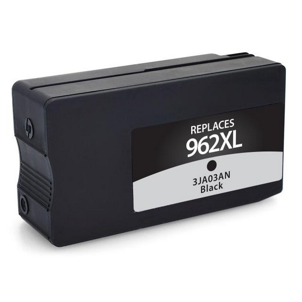 Picture of Remanufactured 3JA03AN (HP 962XL) High Yield Black Ink Cartridge (2000 Yield) (No Box)