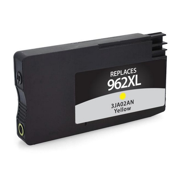 Picture of Remanufactured 3JA02AN (HP 962XL) High Yield Yellow Ink Cartridge (1600 Yield)