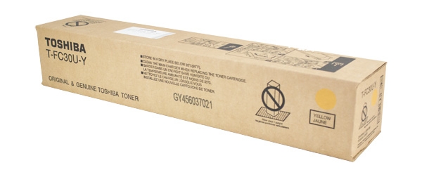 Picture of Toshiba TFC30UY Yellow Toner Cartridge (33600 Yield)