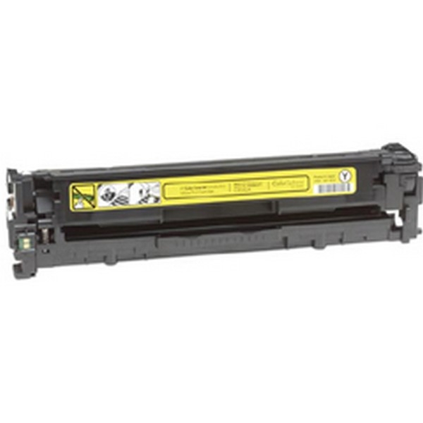 Picture of Expression compatible CB542A (HP 125A) Yellow Toner Cartridge (1400 Yield)