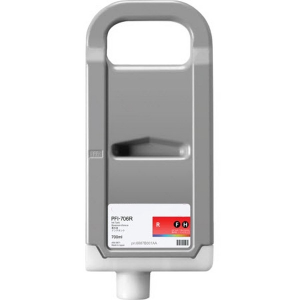 Picture of NXT Premium compatible 6687B001AA (PFI-706Red) Red Ink Cartridge (700 ml)