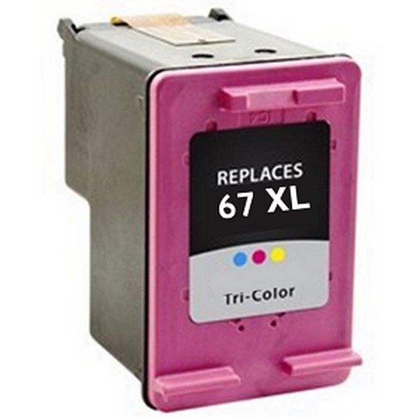 Picture of NXT Premium compatible 3YM58AN (HP 67XL) High Yield Tri-Color Ink Cartridge (200 Yield)