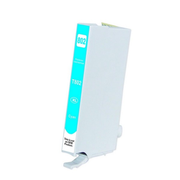 Picture of NXT Premium compatible T802XL220 (Epson 802XL) Ultra High Yield Cyan Inkjet Cartridge (1900 Yield)