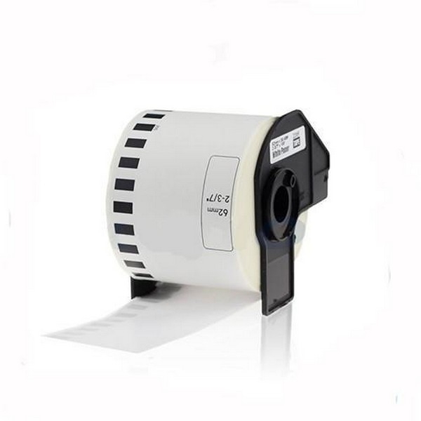 Picture of Brother DK-N5224 Black on White 2.1'' x 100'/ 101mm x 30.4m Continuous Length Paper Tape (100' length)