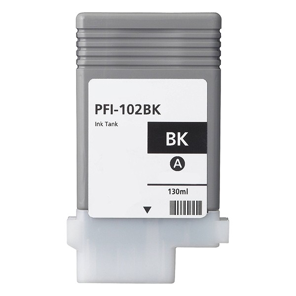 Picture of Canon 0895B001AA (PFI-102Bk) Black Inkjet Cartridge (130 Yield)