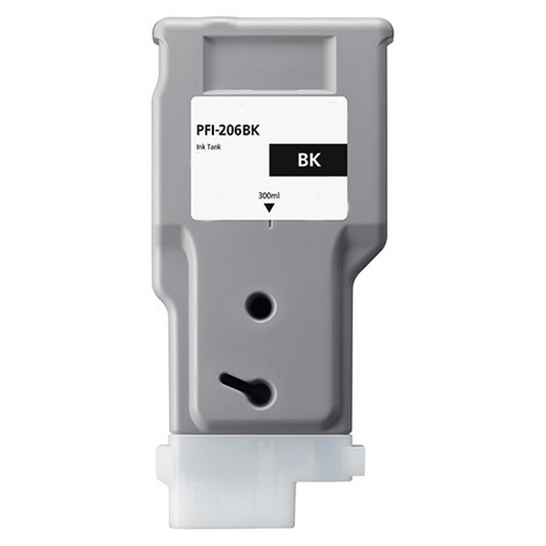 Picture of Canon 5303B001AA (PFI-206Bk) Black Ink Cartridge (300 ml)