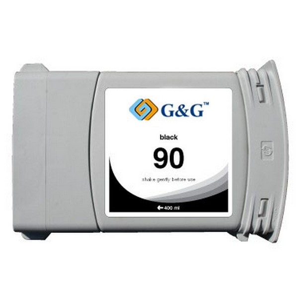 Picture of HP C5058A (HP 90) Black Inkjet Cartridge (775 ml)