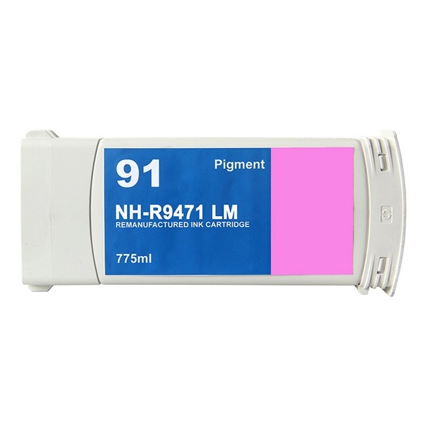 Picture of HP C9471A (HP 91) High Yield Light Magenta Inkjet Cartridge (300 Yield)