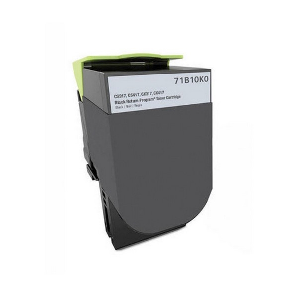 Picture of Lexmark 71B10K0 Black Toner Cartridge (3000 Yield)