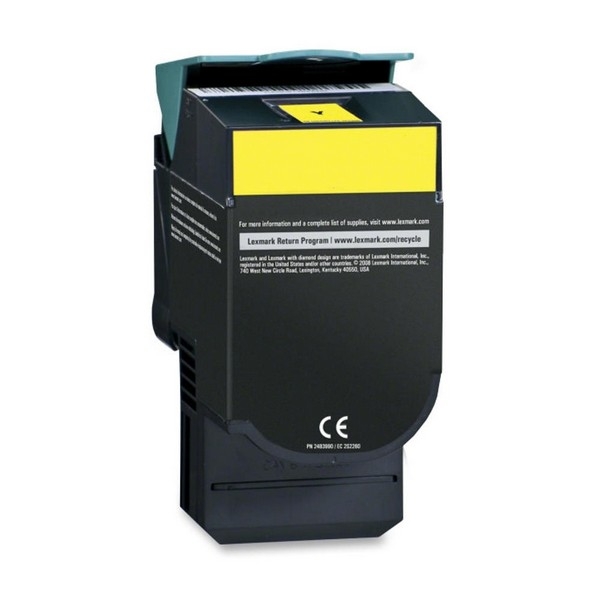 Picture of Lexmark C540H2YG Yellow Toner Cartridge (4000 Yield)